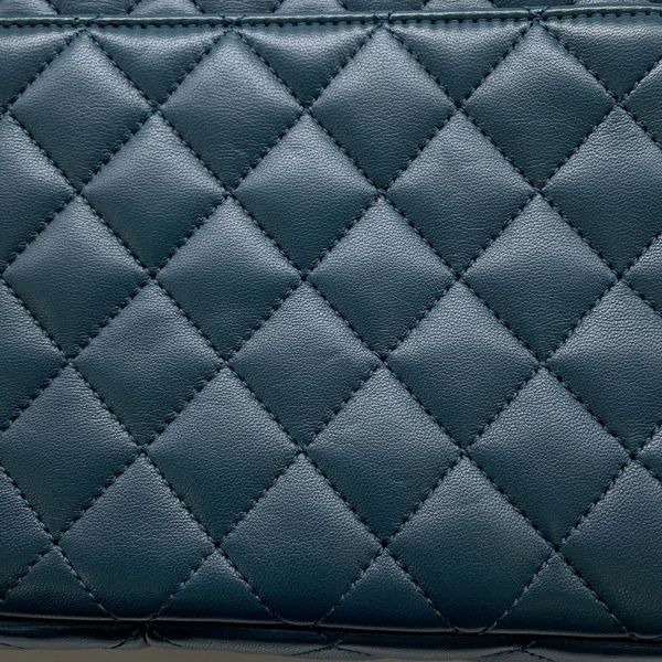 シャネル チェーンショルダーバッグ マトラッセ ココマーク ラムスキン CHANEL バッグ