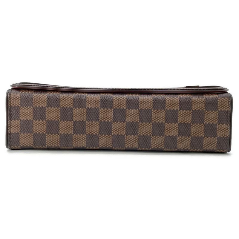 ルイヴィトン ショルダーバッグ ダミエ・エベヌ トライベッカ・カレ N51161 LOUIS VUITTON ヴィトン バッグ レッド