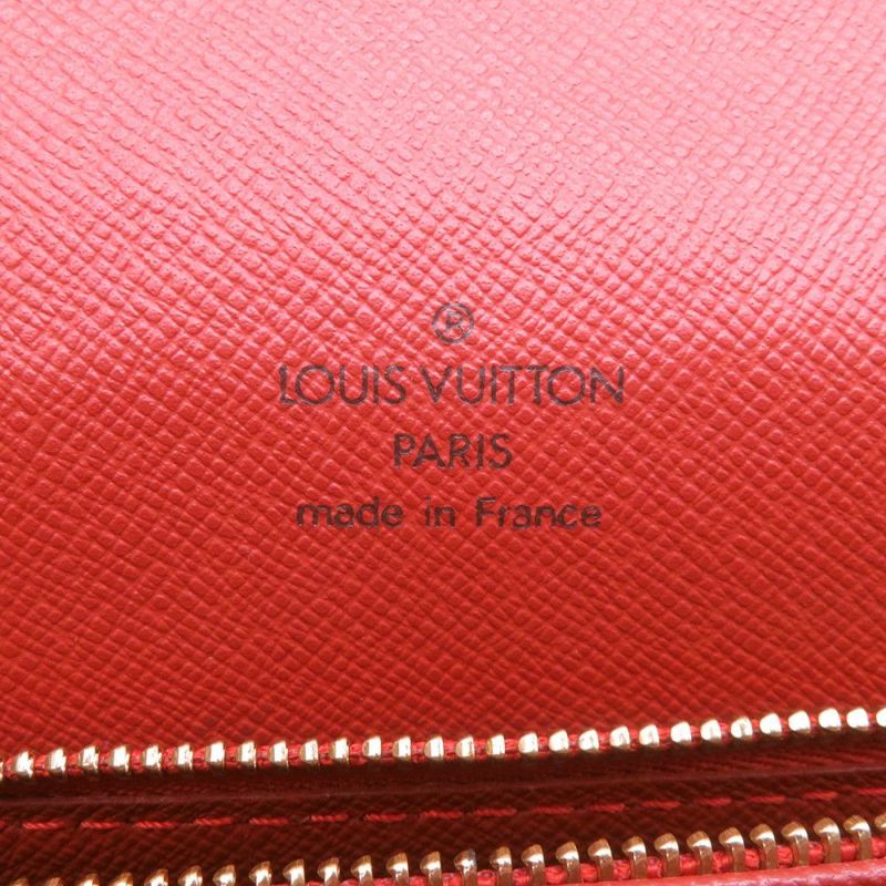 ルイヴィトン ショルダーバッグ ダミエ・エベヌ トライベッカ・カレ N51161 LOUIS VUITTON ヴィトン バッグ レッド