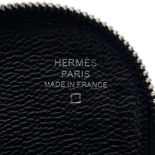 エルメス 長財布 リミックス コンバイン ブラック/シルバー金具 アリゲーターマット C刻印 HERMES 財布 黒