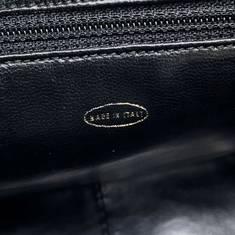 シャネル チェーンショルダーバッグ マトラッセ バニティバッグ キャビアスキン CHANEL バッグ 黒