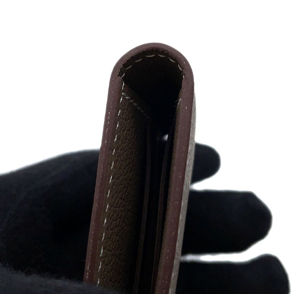 エルメス カードケース Hセリエ オリゾンタル エトゥープ エバーカラー B刻印 HERMES 名刺入れ