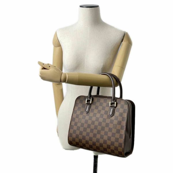 ルイヴィトン ハンドバッグ ダミエ・エベヌ トリアナ N51155 LOUIS VUITTON ヴィトン バッグ