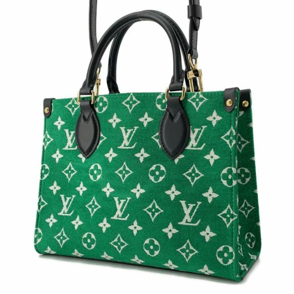 ルイヴィトン ハンドバッグ モノグラム・ジャカード ベルベット オンザゴー LVマッチ オンザゴーPM M46216 2wayショルダー