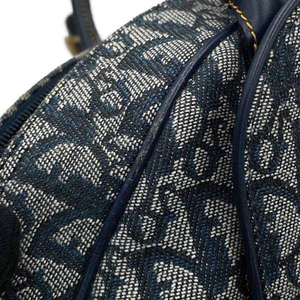 クリスチャン・ディオール ハンドバッグ オブリーク ダブルサドルバッグ キャンバス Christian Dior ボストンバッグ トロッター