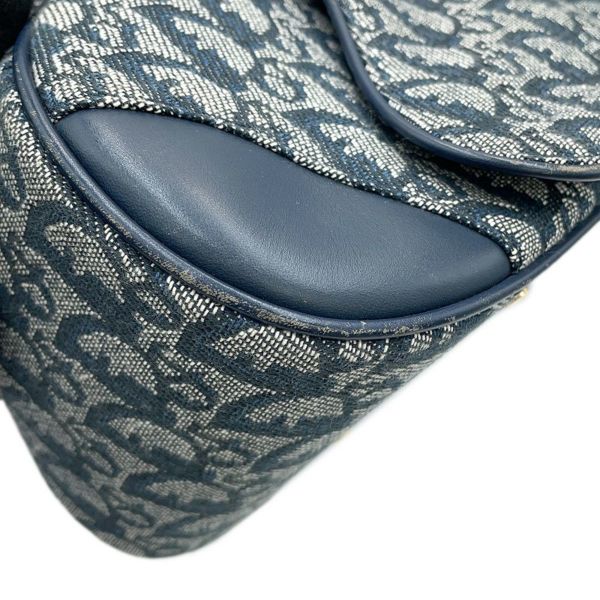 クリスチャン・ディオール ハンドバッグ オブリーク ダブルサドルバッグ キャンバス Christian Dior ボストンバッグ トロッター