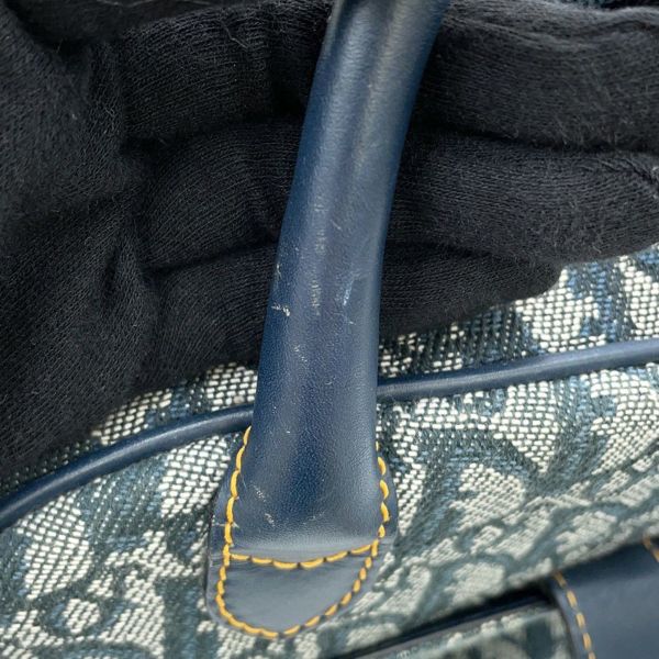 クリスチャン・ディオール ハンドバッグ オブリーク ダブルサドルバッグ キャンバス Christian Dior ボストンバッグ トロッター