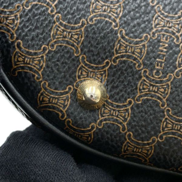 セリーヌ トートバッグ マカダム PVC レザー CELINE 黒