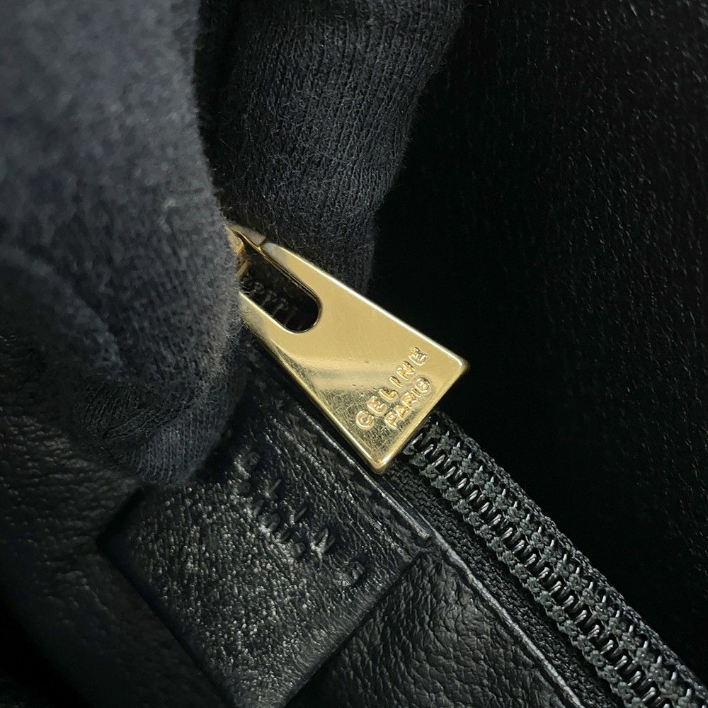 セリーヌ トートバッグ マカダム PVC レザー CELINE 黒