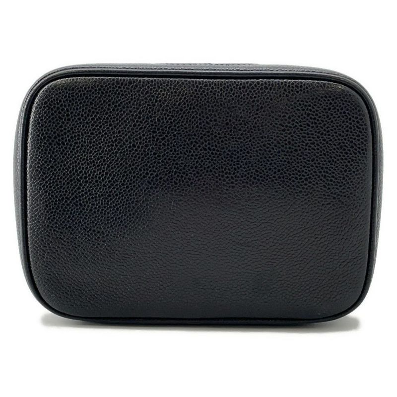 シャネル バニティバッグ ココマーク キャビアスキン 横型 A01997 CHANEL バッグ