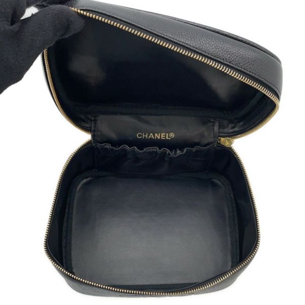 シャネル バニティバッグ ココマーク キャビアスキン 横型 A01997 CHANEL バッグ