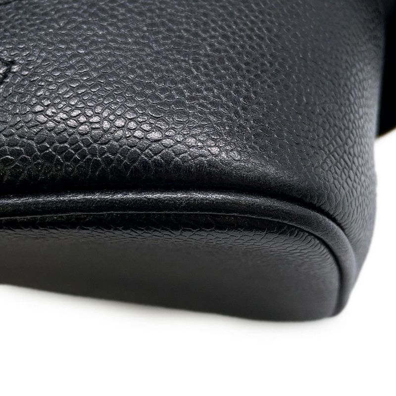 シャネル バニティバッグ ココマーク キャビアスキン 横型 A01997 CHANEL バッグ