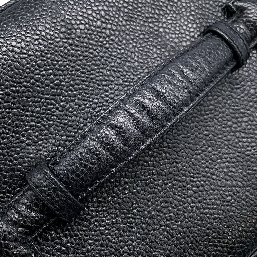 シャネル バニティバッグ ココマーク キャビアスキン 横型 A01997 CHANEL バッグ