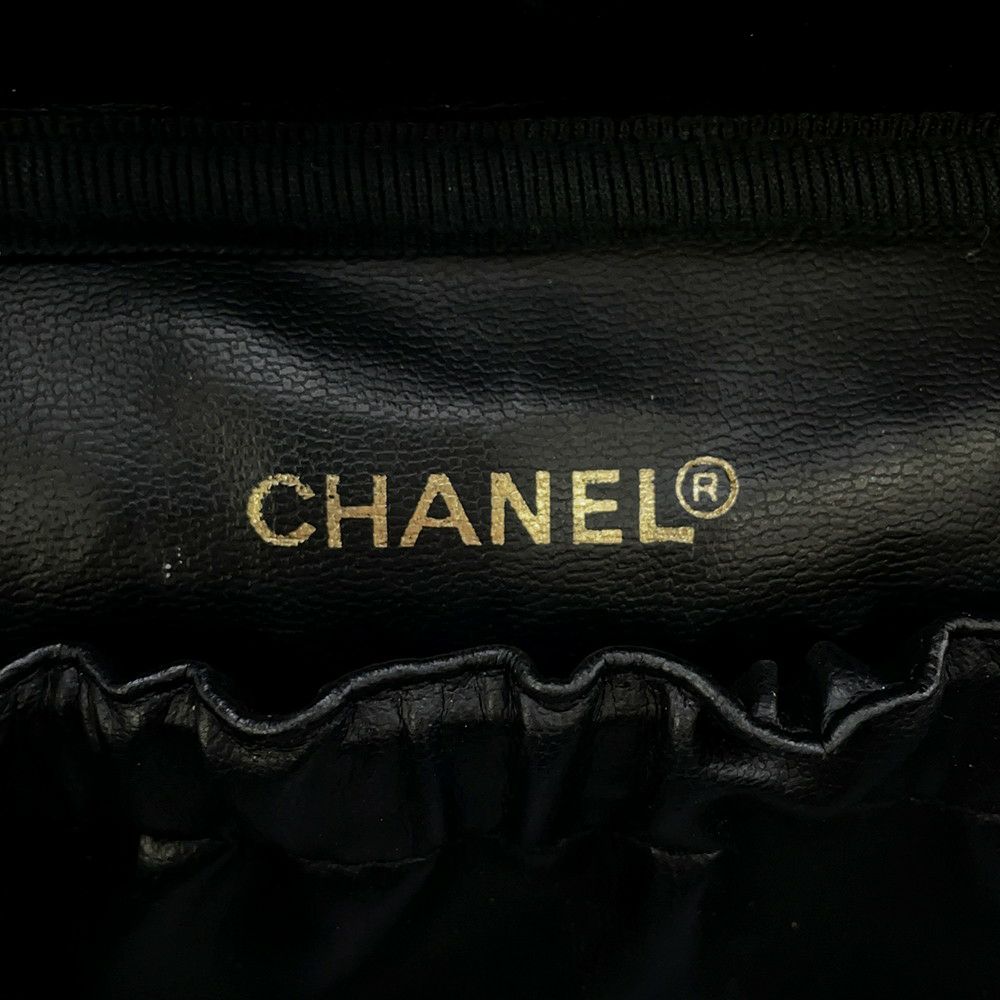 シャネル バニティバッグ ココマーク キャビアスキン 横型 A01997 CHANEL バッグ