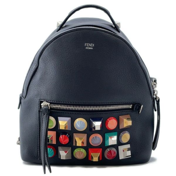 フェンディ リュック バイザウェイ ミニ レザー 8BZ038 FENDI バッグ バックパック 黒