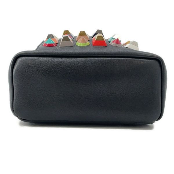 フェンディ リュック バイザウェイ ミニ レザー 8BZ038 FENDI バッグ バックパック 黒