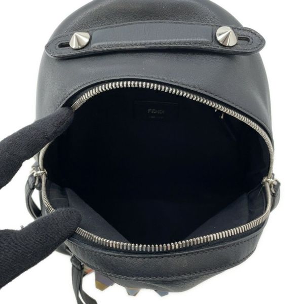 フェンディ リュック バイザウェイ ミニ レザー 8BZ038 FENDI バッグ バックパック 黒