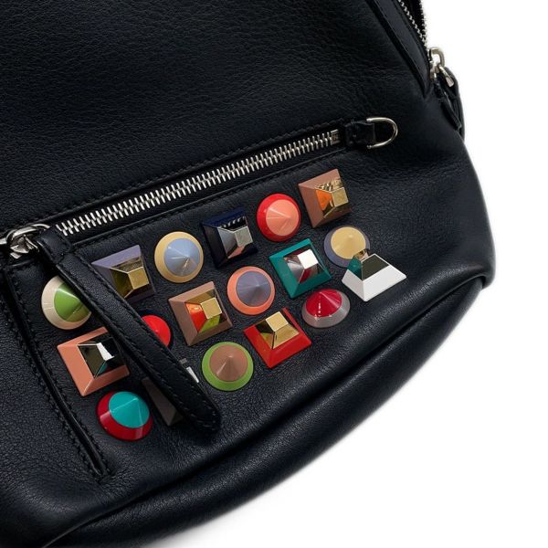 フェンディ リュック バイザウェイ ミニ レザー 8BZ038 FENDI バッグ バックパック 黒