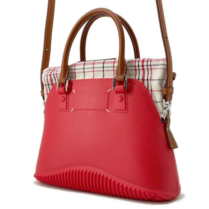 メゾンマルジェラ ハンドバッグ 5AC ミニ ラバー キャンバス SB3WG0009 Maison Margiela 2wayショルダー