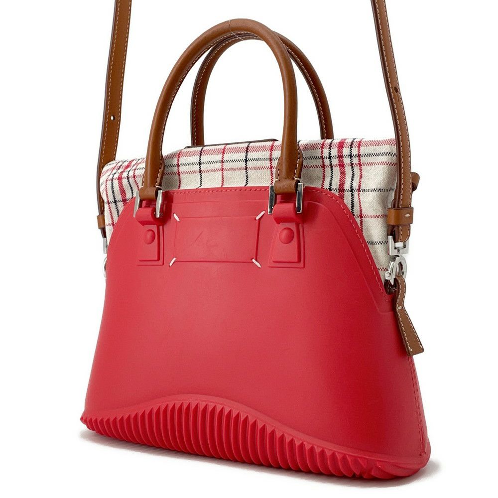 メゾンマルジェラ ハンドバッグ 5AC ミニ ラバー キャンバス SB3WG0009 Maison Margiela 2wayショルダー