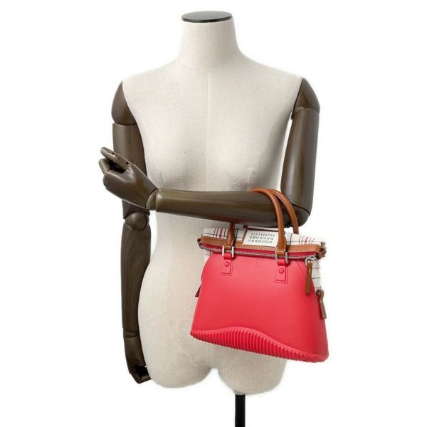 メゾンマルジェラ ハンドバッグ 5AC ミニ ラバー キャンバス SB3WG0009 Maison Margiela 2wayショルダー