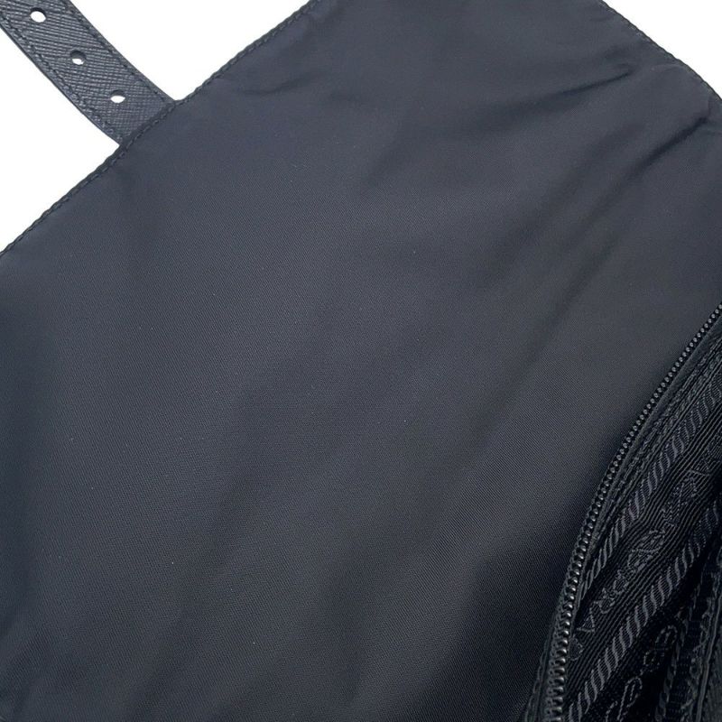 プラダ ショルダーバッグ ロゴ ナイロン 1BD994 PRADA 斜めがけ クロスボディ 黒