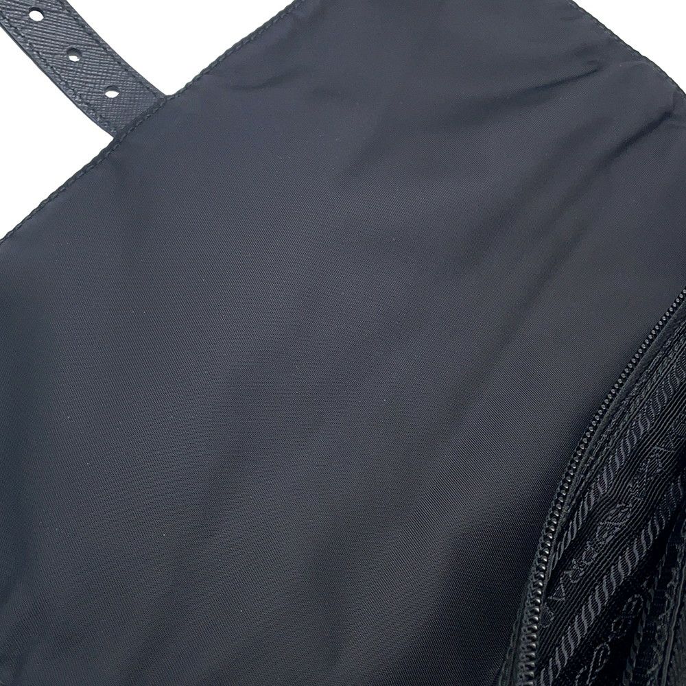 プラダ ショルダーバッグ ロゴ ナイロン 1BD994 PRADA 斜めがけ クロスボディ 黒