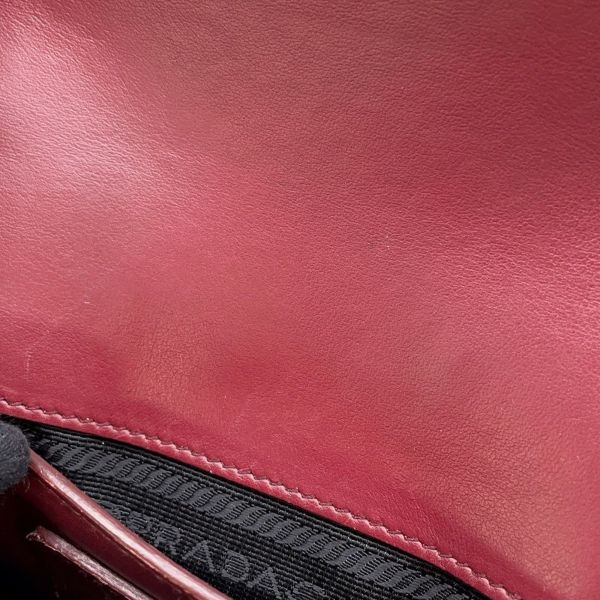 プラダ シドニー チェーンショルダーバッグ ロゴ レザー 1BD219 PRADA バッグ