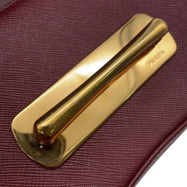 プラダ シドニー チェーンショルダーバッグ ロゴ レザー 1BD219 PRADA バッグ