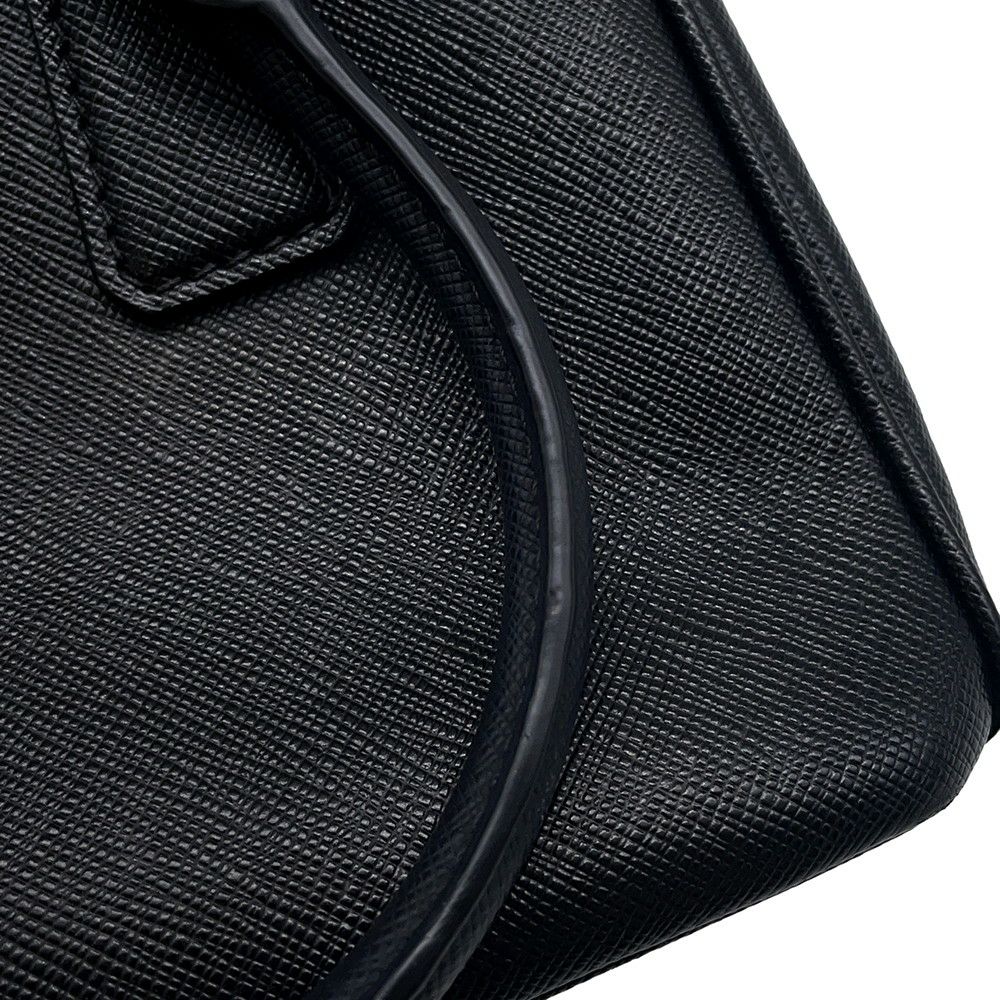 プラダ ハンドバッグ ガレリア ミニ サフィアーノ レザー 1BA906 PRADA 2wayショルダー 黒