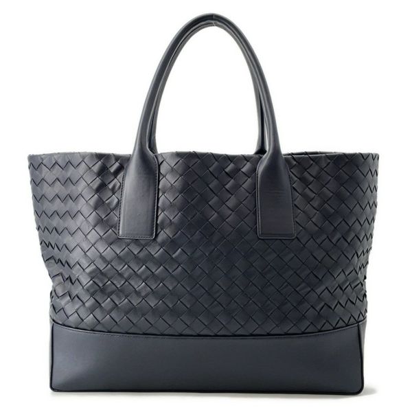 【正規品】BOTTEGA VENETA レザーイントレチャートバッグ 黒系 BOTTEGA VENETA ボッテガヴェネタ ミニ イントレチャート バレル