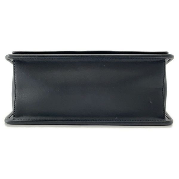 フェンディ ショルダーバッグ キャナイエフ レザー/ベルベット ズッカ柄 8BT284 FENDI ２Way ハンドバッグ 黒