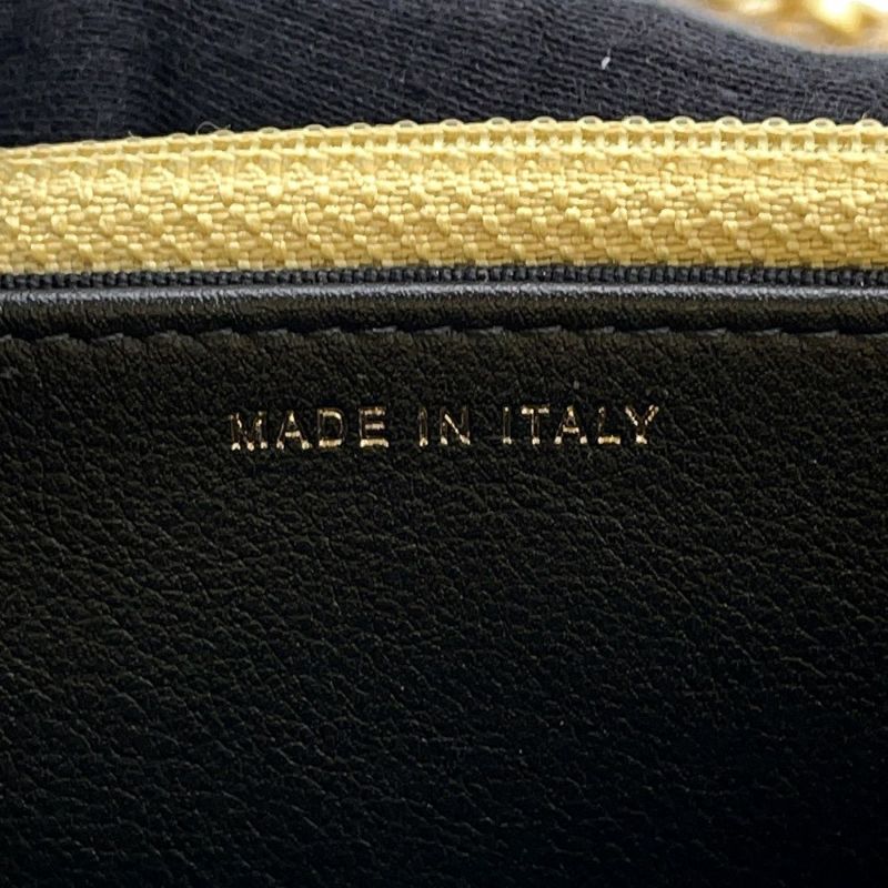 シャネル チェーンウォレット クロコ型押しレザー ココマーク CHANEL 財布