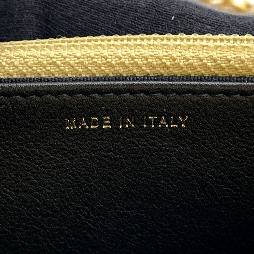 シャネル チェーンウォレット クロコ型押しレザー ココマーク CHANEL 財布