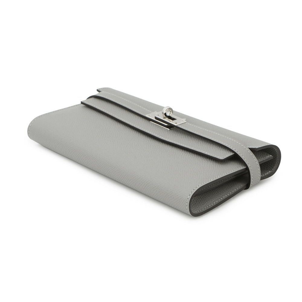 エルメス 長財布 ケリーウォレット ロング グリムエット/シルバー金具 エプソン X刻印 HERMES 財布