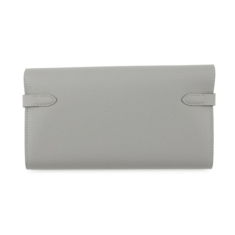 エルメス 長財布 ケリーウォレット ロング グリムエット/シルバー金具 エプソン X刻印 HERMES 財布