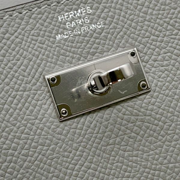 エルメス 長財布 ケリーウォレット ロング グリムエット/シルバー金具 エプソン X刻印 HERMES 財布