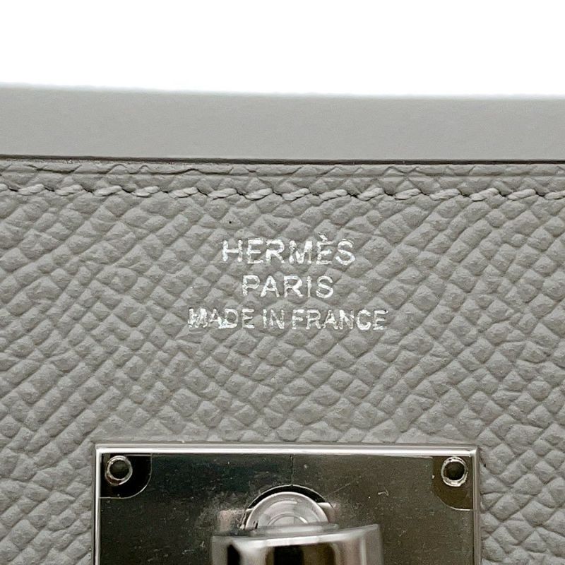 エルメス 長財布 ケリーウォレット ロング グリムエット/シルバー金具 エプソン X刻印 HERMES 財布