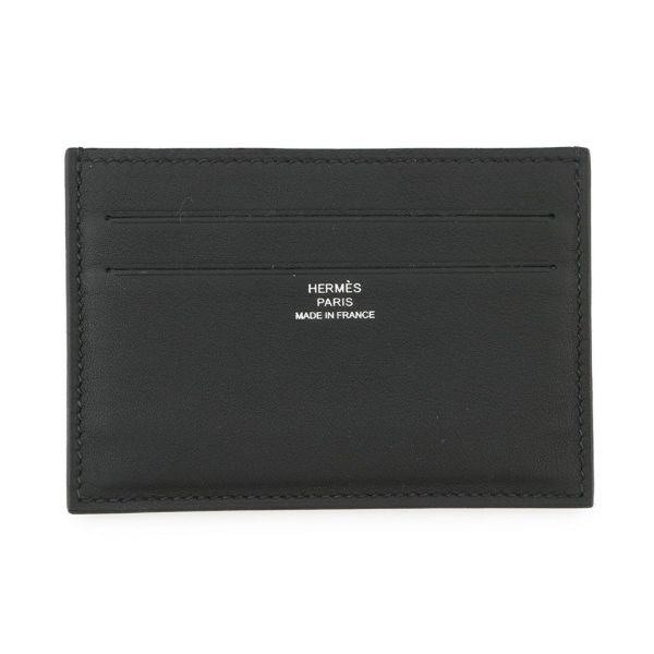 エルメス カードケース シチズン ツイル ブラック スイフト HERMES 黒