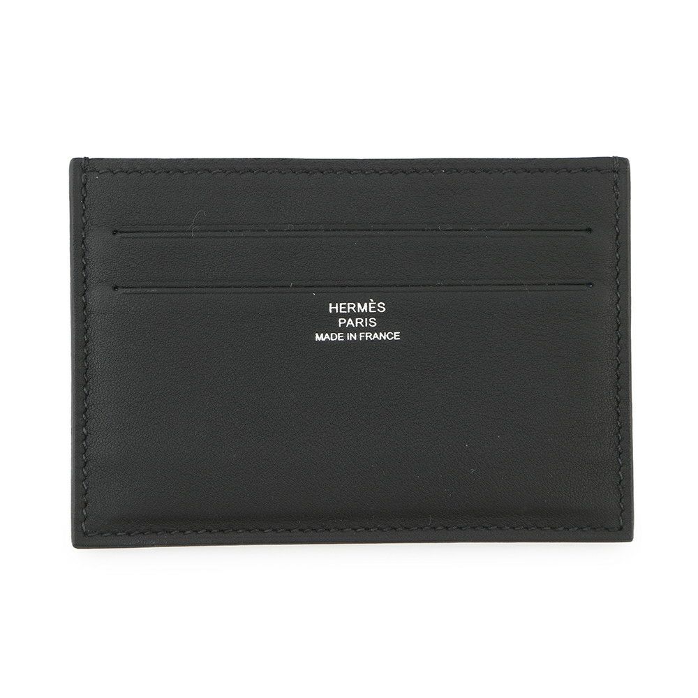 エルメス カードケース シチズン ツイル ブラック スイフト HERMES 黒