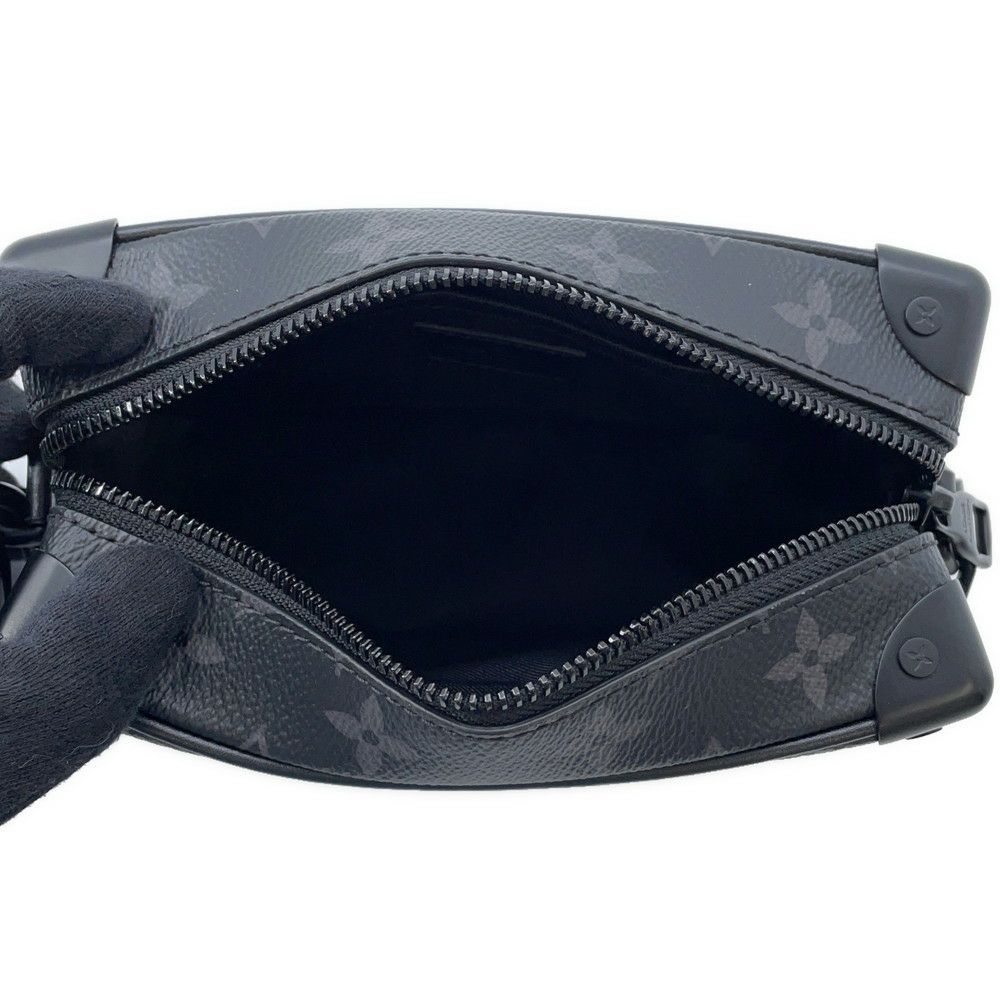 ルイヴィトン ショルダーバッグ モノグラム・エクリプス ミニ・ソフトトランク M44735 ヴィトン バッグ 黒 ブラック