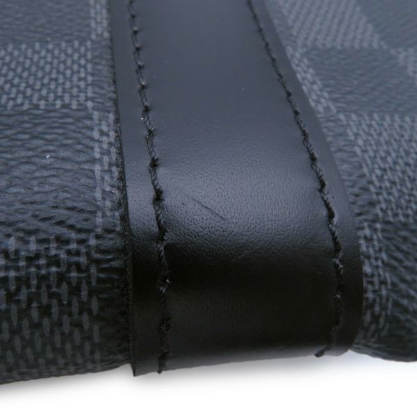 ルイヴィトン ボストンバッグ ダミエ・グラフィット キーポル・バンドリエール 45 N41418 ヴィトン バッグ トラベル ブラック 黒