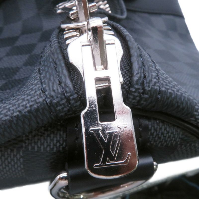 ルイヴィトン ボストンバッグ ダミエ・グラフィット キーポル・バンドリエール 45 N41418 ヴィトン バッグ トラベル ブラック 黒