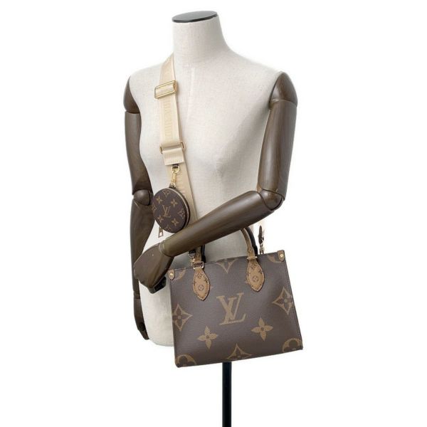 ルイヴィトン ハンドバッグ モノグラム・リバース ジャイアント オンザゴーPM M46373 2way