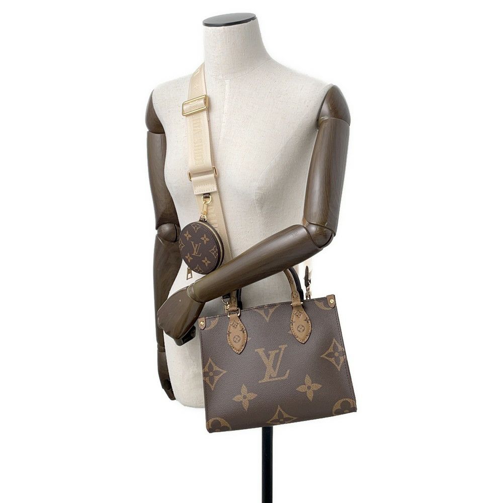 ルイヴィトン ハンドバッグ モノグラム・リバース ジャイアント オンザゴーPM M46373 2way