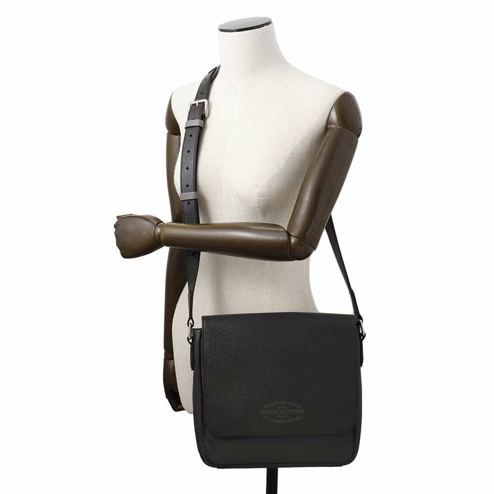 ルイヴィトン ショルダーバッグ タイガ ロマン PM M30360  LOUIS VUITTON ヴィトン バッグ 黒 ブラック メンズ