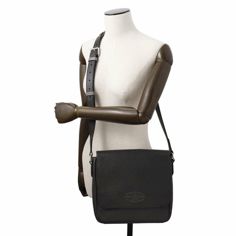 ルイヴィトン ショルダーバッグ タイガ ロマン PM M30360  LOUIS VUITTON ヴィトン バッグ 黒 ブラック メンズ