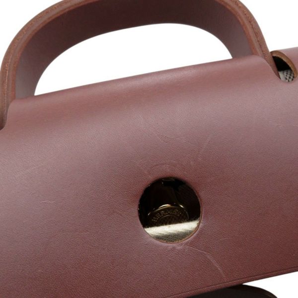 エルメス リュックサック エールバッグ アドPM エクリュ/ブラウン/ゴールド金具 トワルアッシュ/バッシュハンター □F刻印