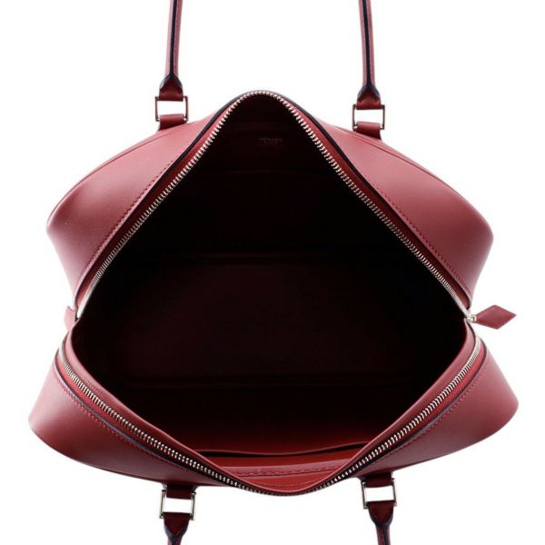 エルメス ハンドバッグ プリュム32 ルージュアッシュ/シルバー金具 スイフト W刻印 HERMES バッグ