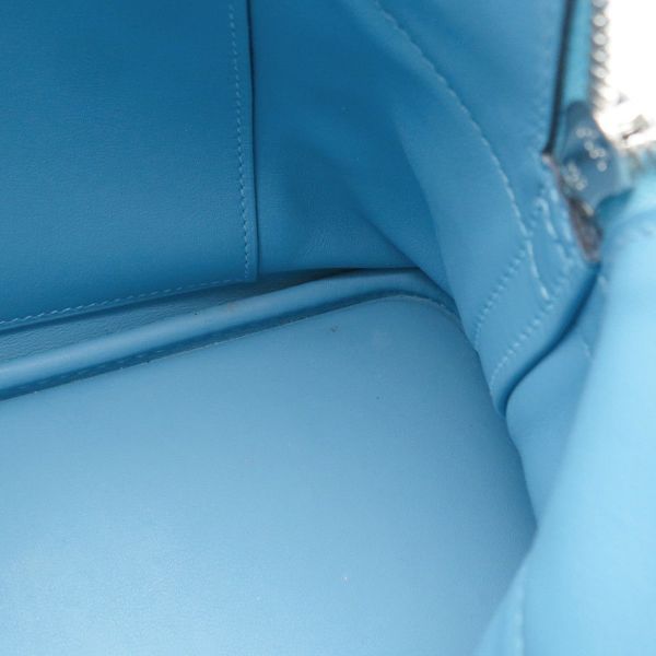 エルメス ハンドバッグ ボリード31 ブルーノール/シルバー金具 トリヨンクレマンス Y刻印 HERMES Bolide 2wayショルダーバッグ